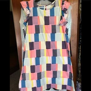 Michelle Mcdowell Vada ruffle shift dress